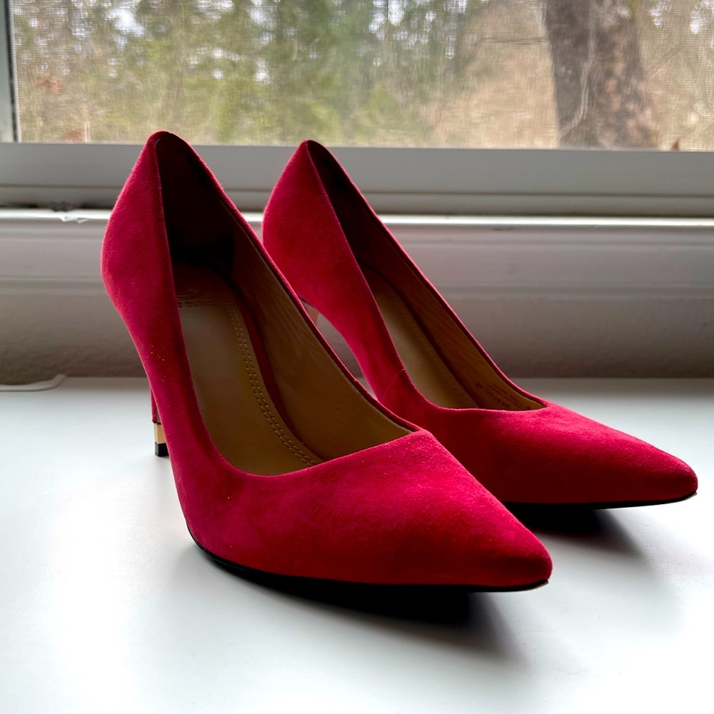 Tory Burch red heels